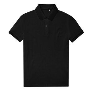 B&C Womens/Ladies My Eco Polo Shirt / Black